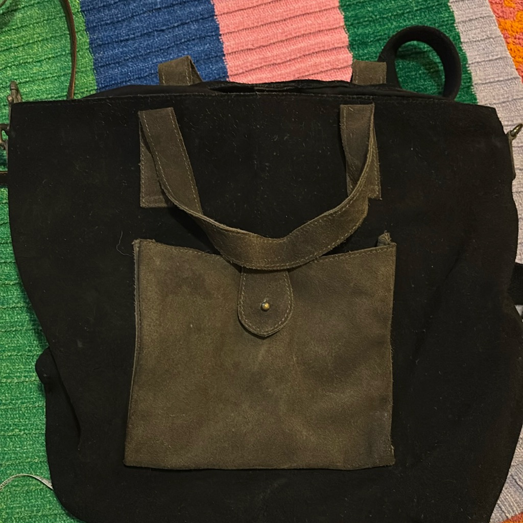 Free People Soft Suede Backpack